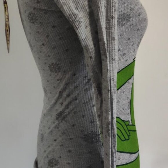 Muppets Long Sleeve Kermit The Frog Shirt Thermal Size S 3/5 Junior Peace 2008 - Picture 5 of 9